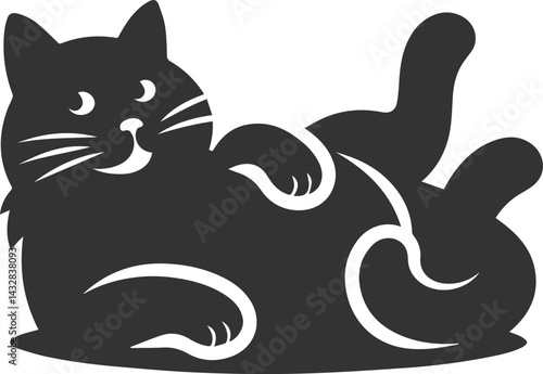 Silhouette of a cat