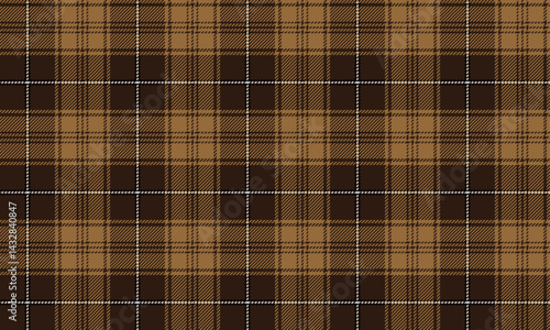 Seamless plaid, brown, yellow, white, creative with classic design, suitable for designing clothes, skirts and pants, adding uniqueness and warmth to your outfit.