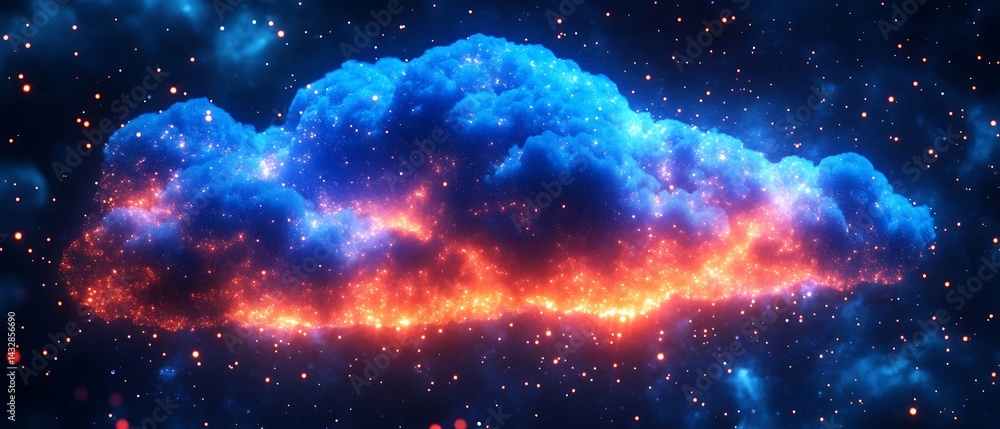 Nebula Cloud in Space