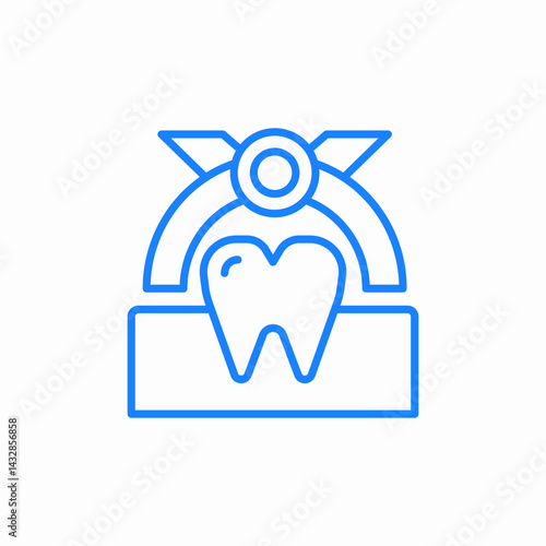 tooth protection icon sign vector
