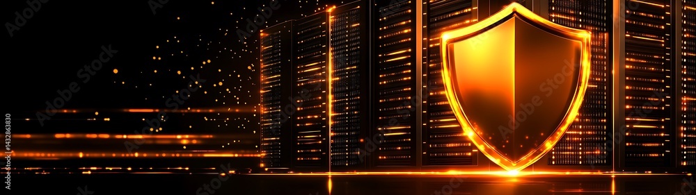 Secure Data Center at Night