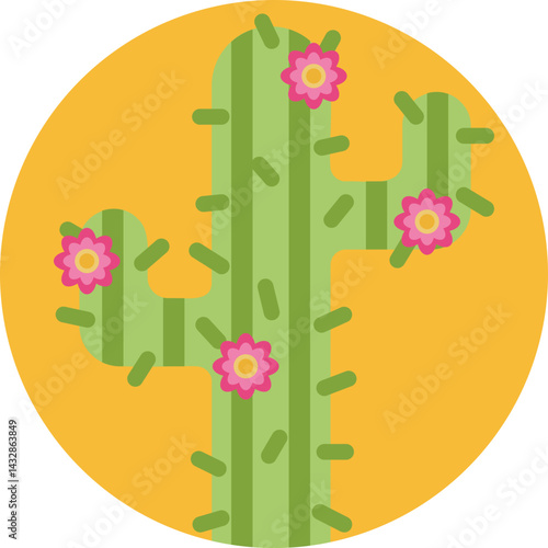 Desert plant symbolizing resilience – A cactus, commonly found in arid environments, represents adaptability and survival in harsh conditions.