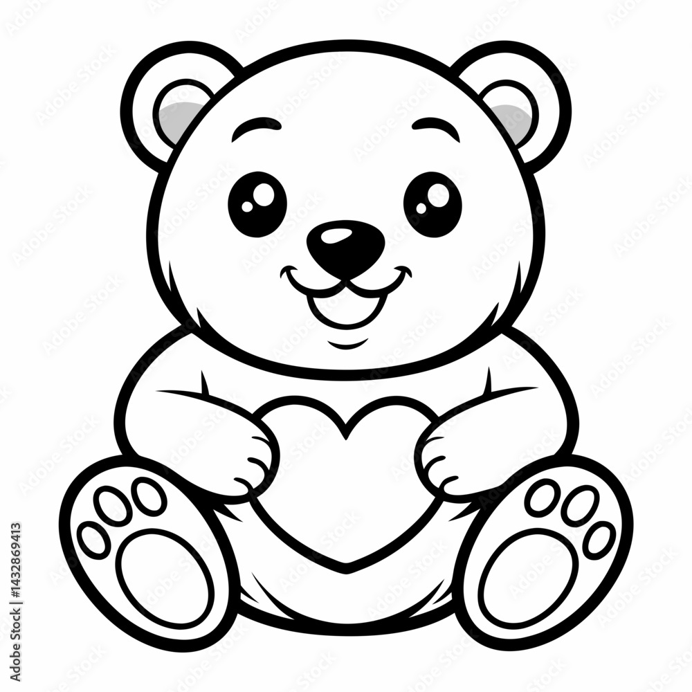 Obraz premium teddy bear cartoon