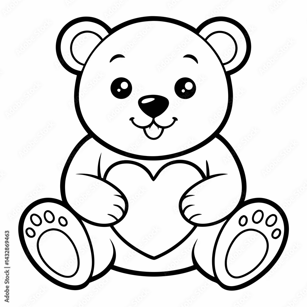 Obraz premium teddy bear cartoon