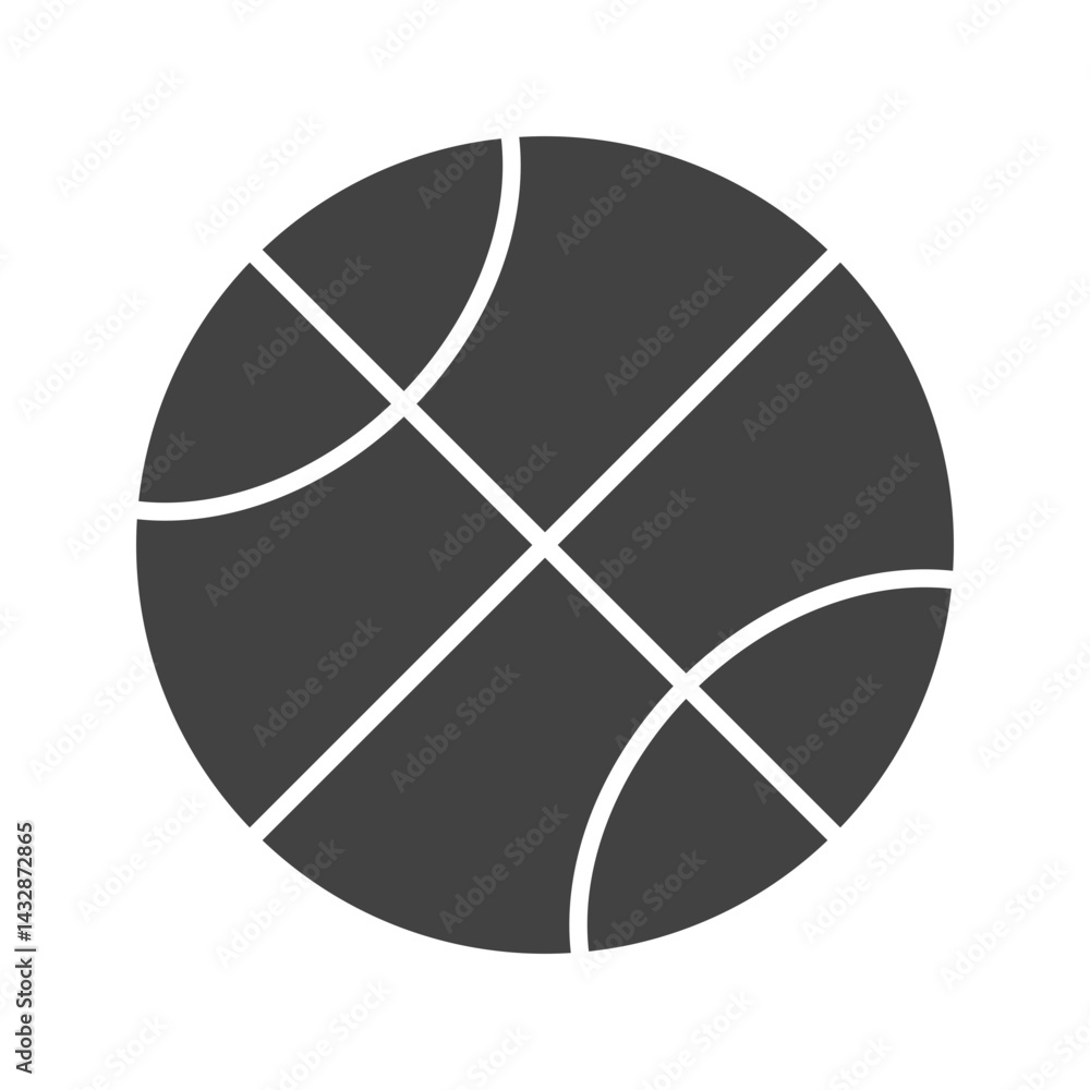 Basketball icon vector image. Suitable for mobile apps, web apps and print media. Basketball icon vector image. Suitable for mobile apps, web apps and print media.