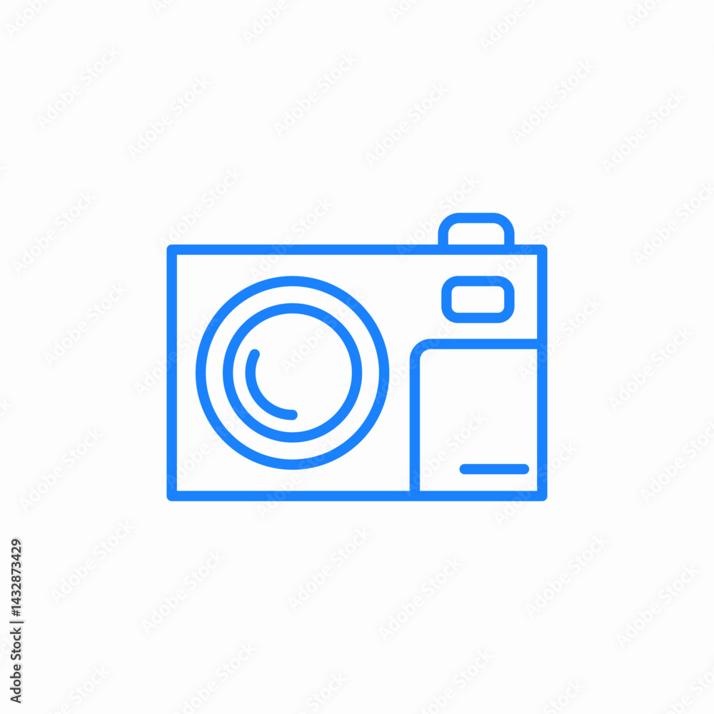 digital camera icon sign vector