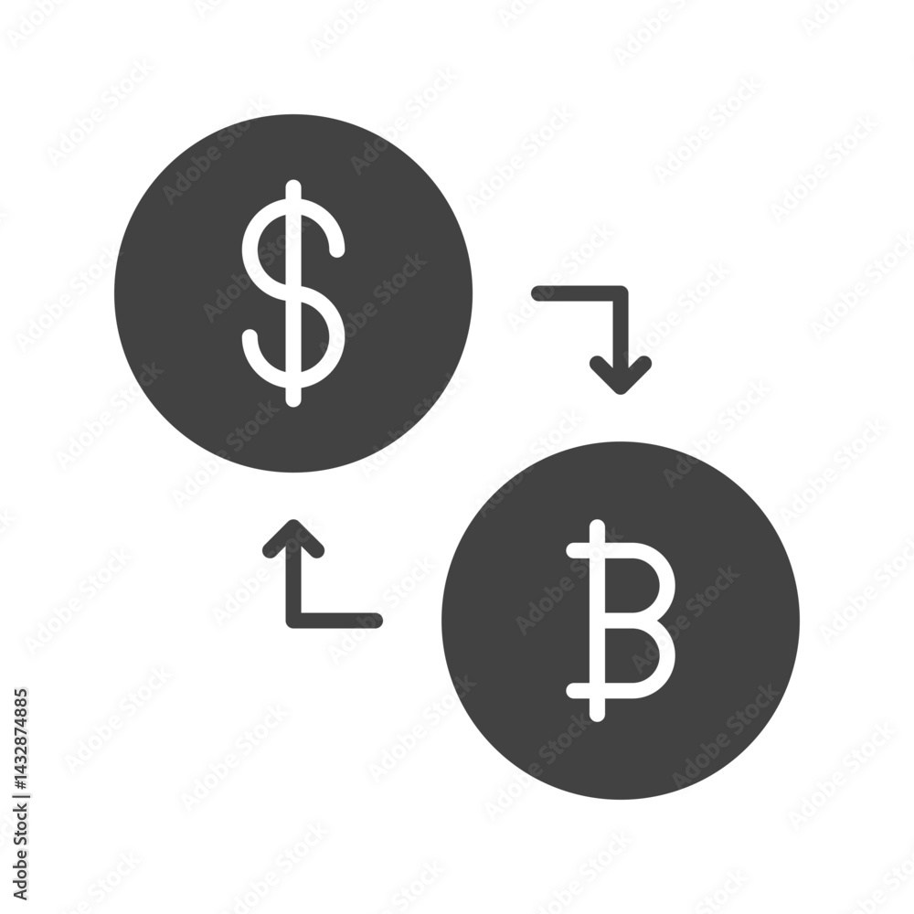 Conversion icon vector image. Suitable for mobile apps, web apps and print media. Conversion icon vector image. Suitable for mobile apps, web apps and print media.
