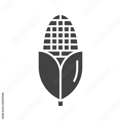 Corn icon vector image. Suitable for mobile apps, web apps and print media.