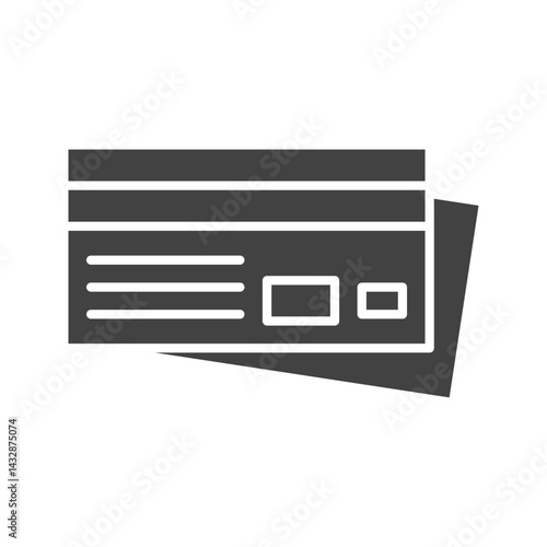 Credit Card icon vector image. Suitable for mobile apps, web apps and print media.