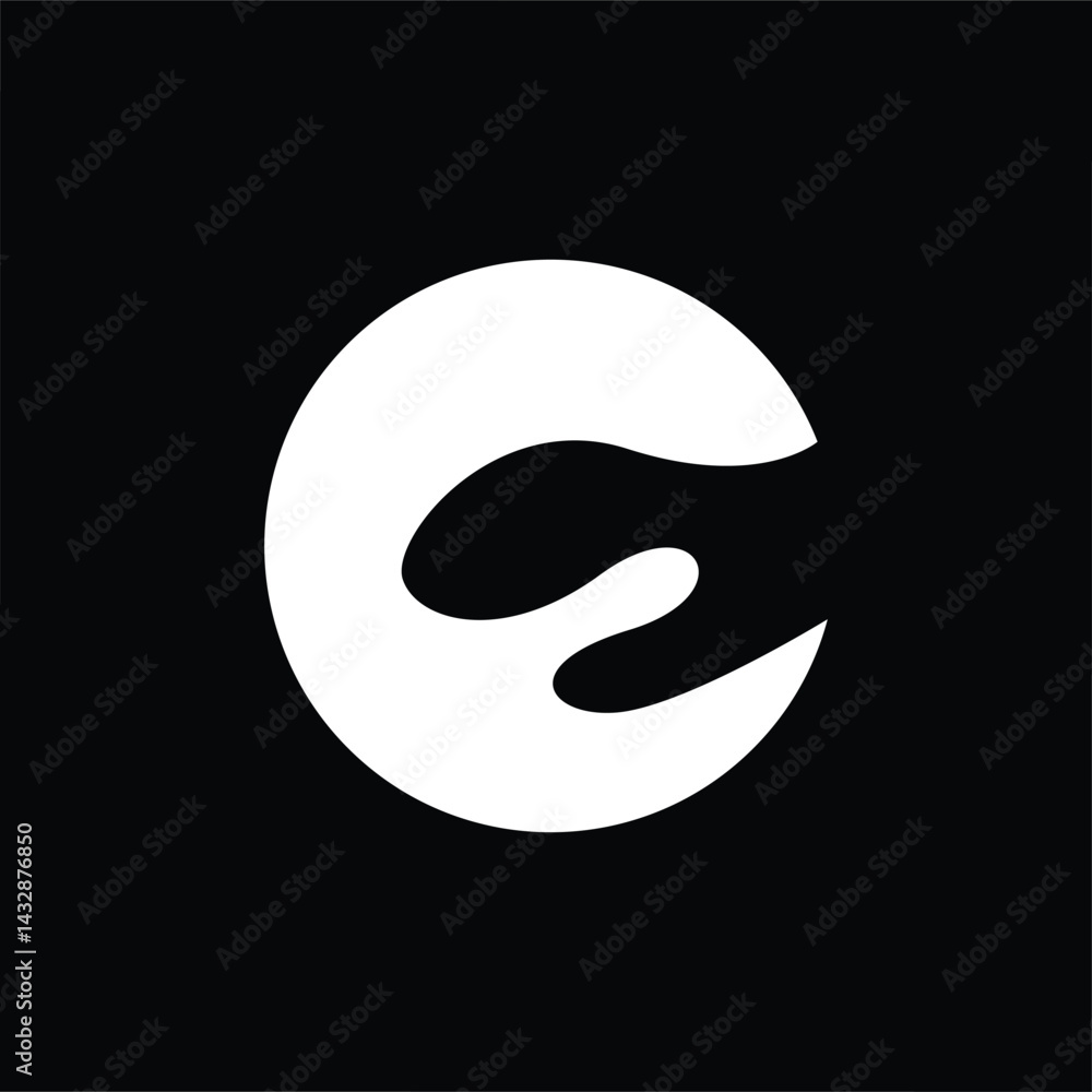 Obraz premium E Logo.eps