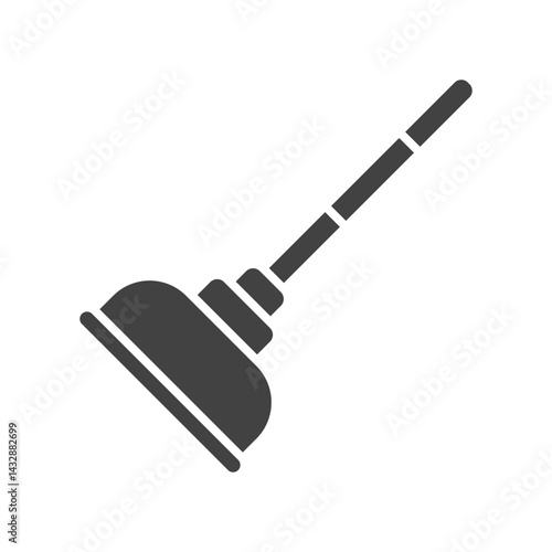 Plunger icon vector image. Suitable for mobile apps, web apps and print media.