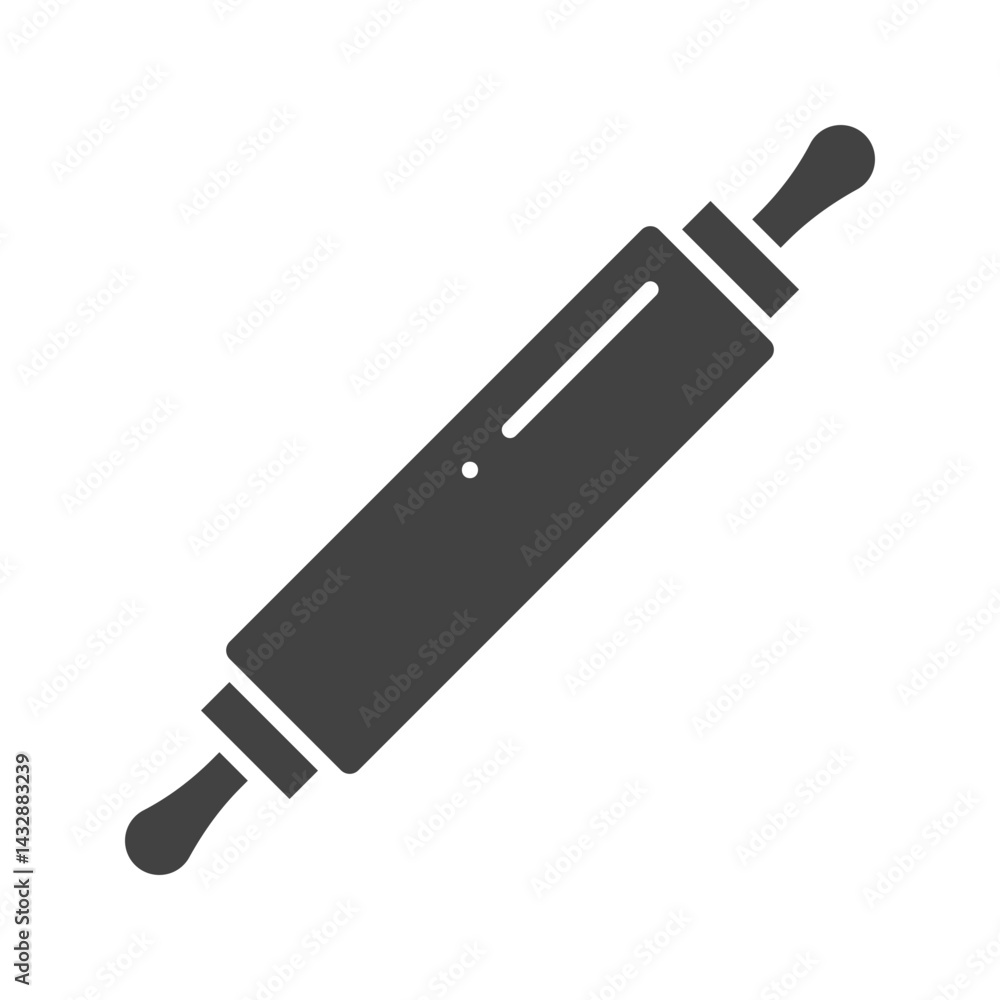 Rolling Pin icon vector image. Suitable for mobile apps, web apps and print media. Rolling Pin icon vector image. Suitable for mobile apps, web apps and print media.
