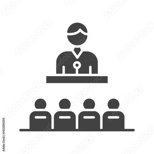 Senate icon vector image. Suitable for mobile apps, web apps and print media.