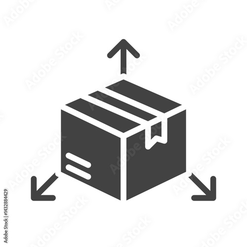 Size icon vector image. Suitable for mobile apps, web apps and print media.