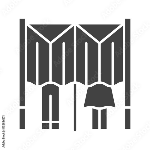 Voting Booth icon vector image. Suitable for mobile apps, web apps and print media.