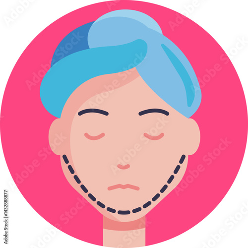 Facial Rejuvenation: Represents a surgical procedure aimed at reducing signs of aging, tightening skin, and improving facial contours
