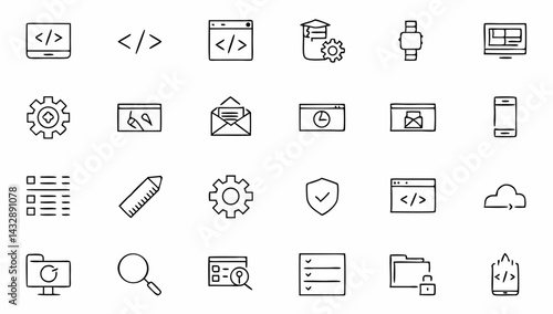 web-development-icon-set-with-editable-stroke--dev.eps