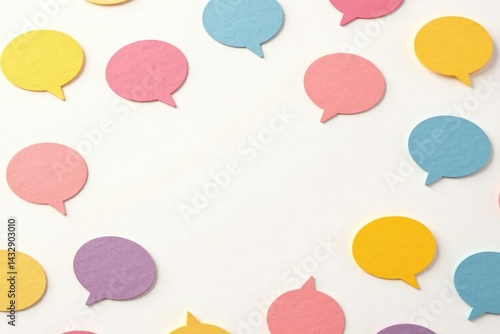 Seamless pastel speech bubble wallpaper pattern on white , wallpaper, vintage, soft