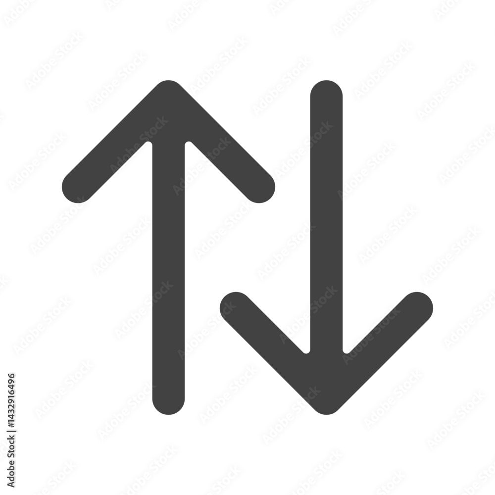 Arrow icon vector image. Suitable for mobile apps, web apps and print media. Arrow icon vector image. Suitable for mobile apps, web apps and print media.