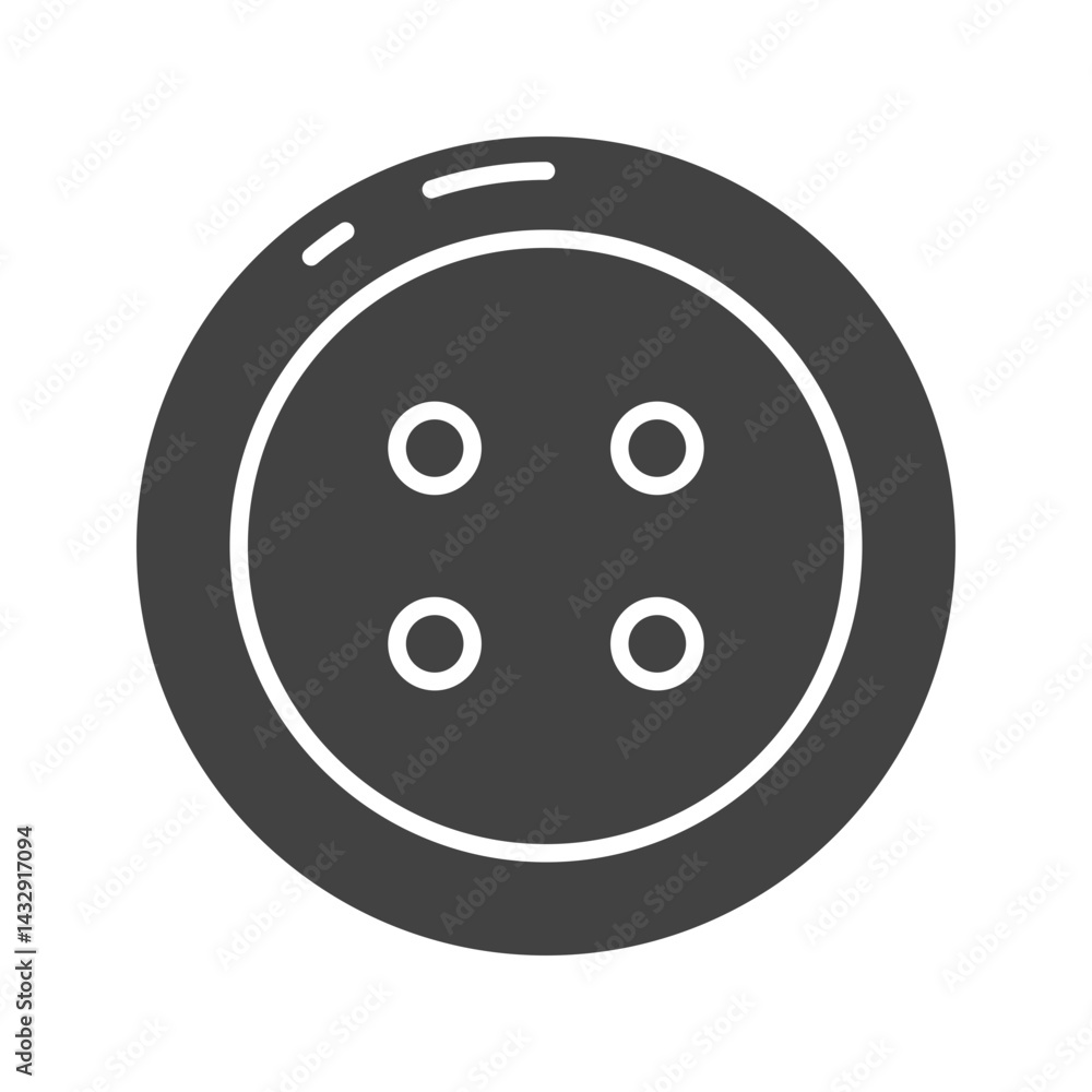 Button icon vector image. Suitable for mobile apps, web apps and print media. Button icon vector image. Suitable for mobile apps, web apps and print media.