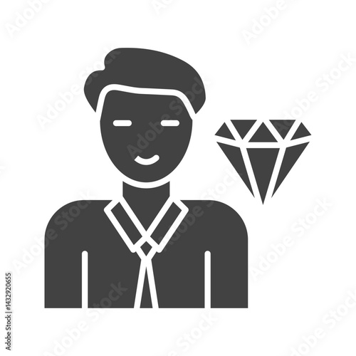 Elite icon vector image. Suitable for mobile apps, web apps and print media.