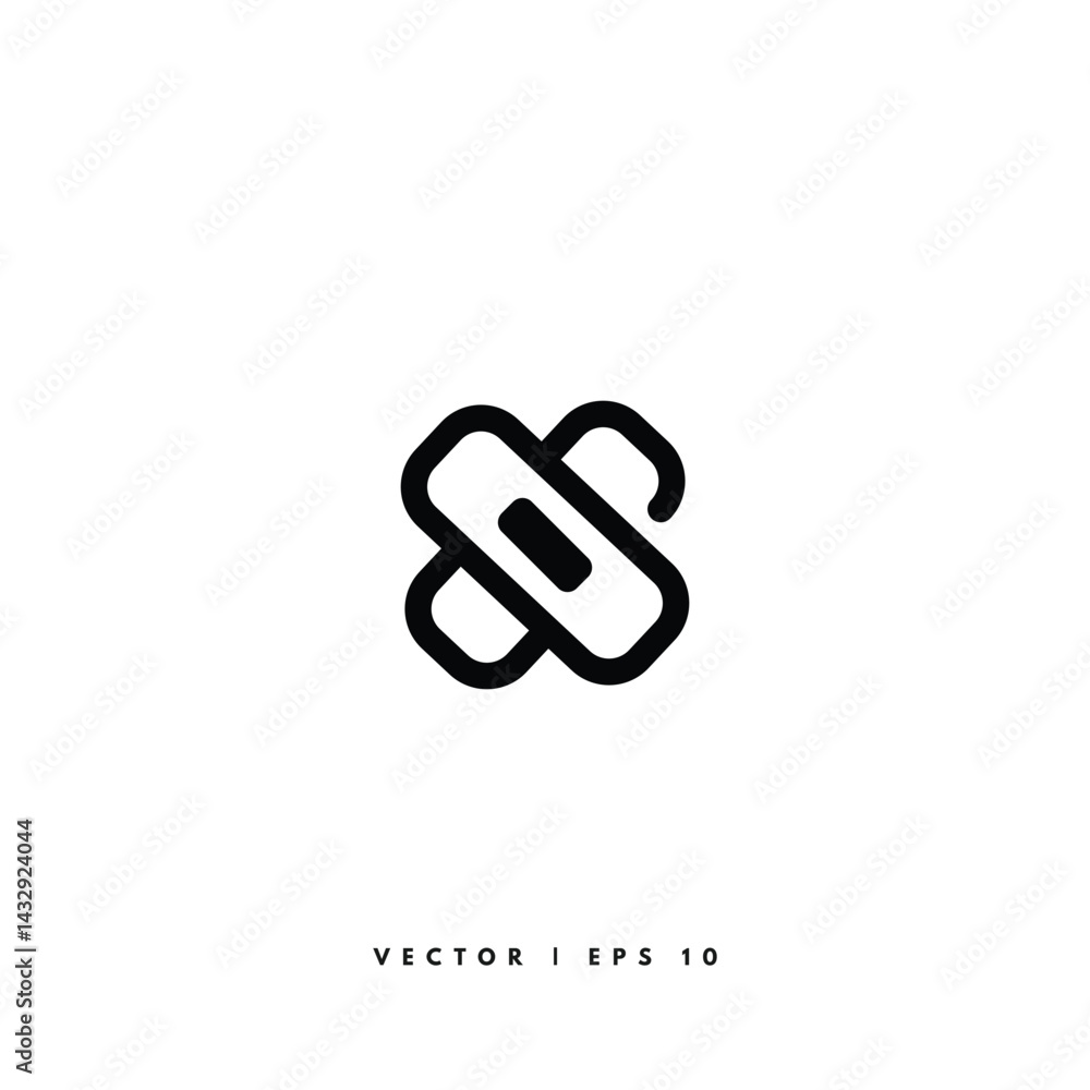 Plaster Icon. Editable Stroke Plaster Icon. Editable Stroke