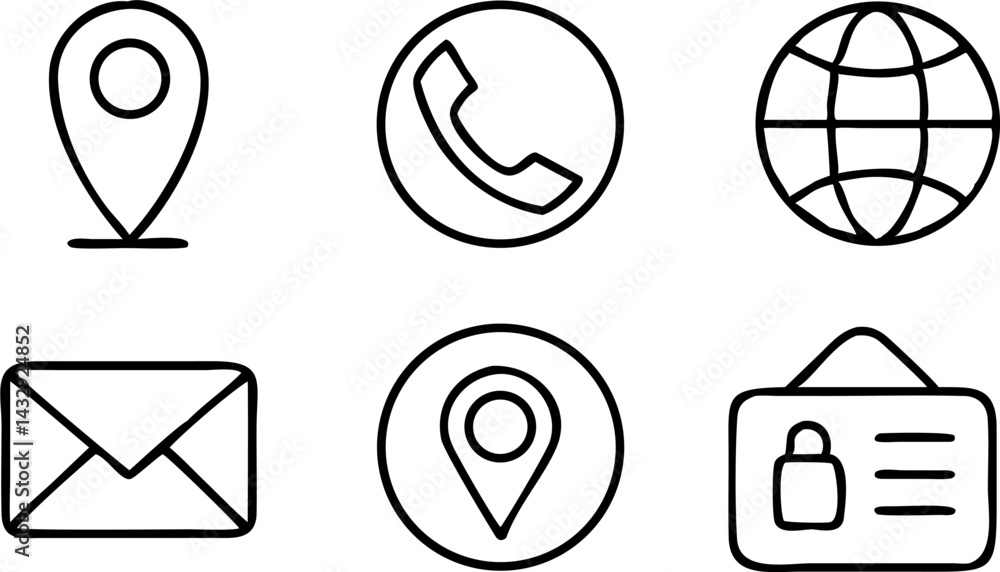 Web icon set. Website set icon vector. for computer and mobile