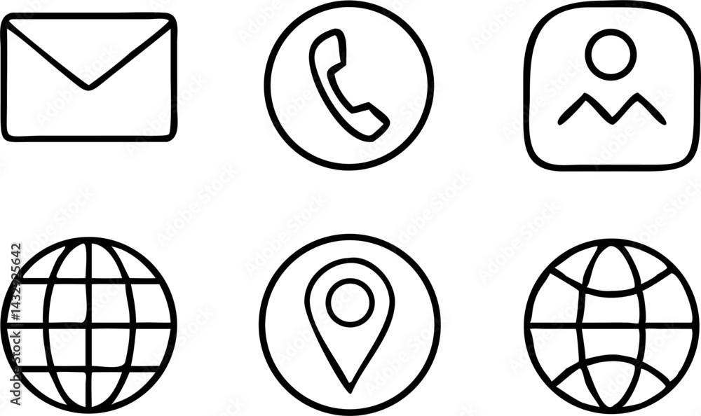 Web icon set. Website set icon vector. for computer and mobile