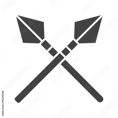 Lance icon vector image. Suitable for mobile apps, web apps and print media.