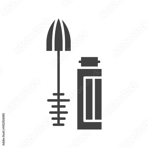 Mascara icon vector image. Suitable for mobile apps, web apps and print media.