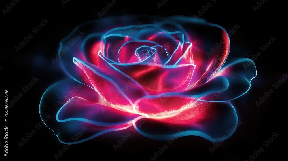 Glowing Rose Glowing Rose