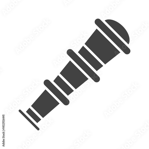 Monocular icon vector image. Suitable for mobile apps, web apps and print media.