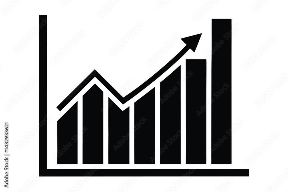 graph vector icon graph vector icon
