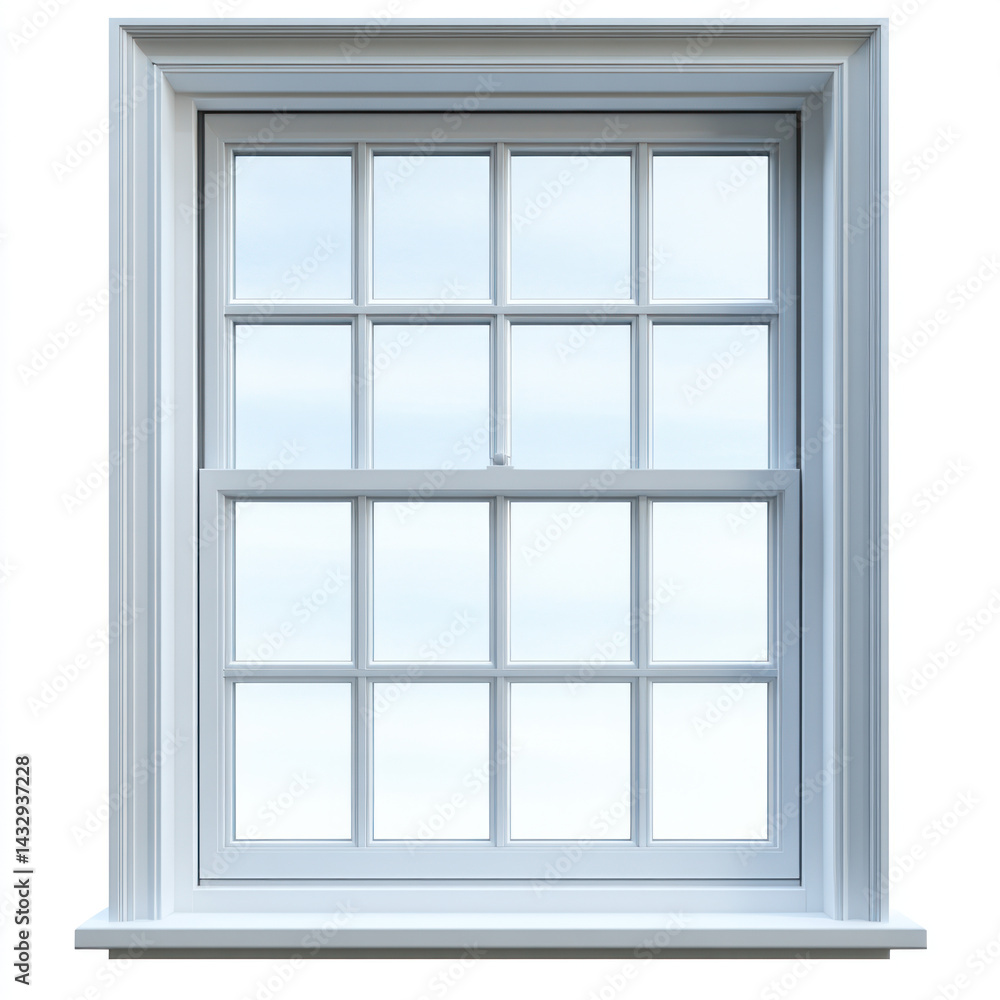 window on a white background window on a white background