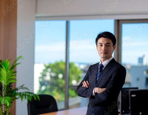 ビジネスマンとビジネスウーマン