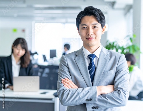 ビジネスマンとビジネスウーマン