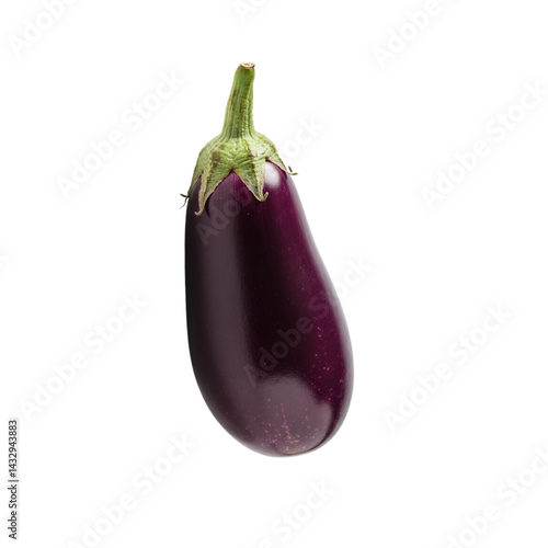 eggplants isolated on white background