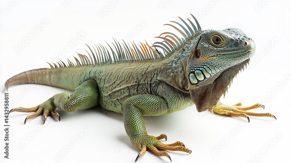 Professional Full Body Green Iguana Image for Adobe Stock Photos Professional Full Body Green Iguana Image for Adobe Stock Photos