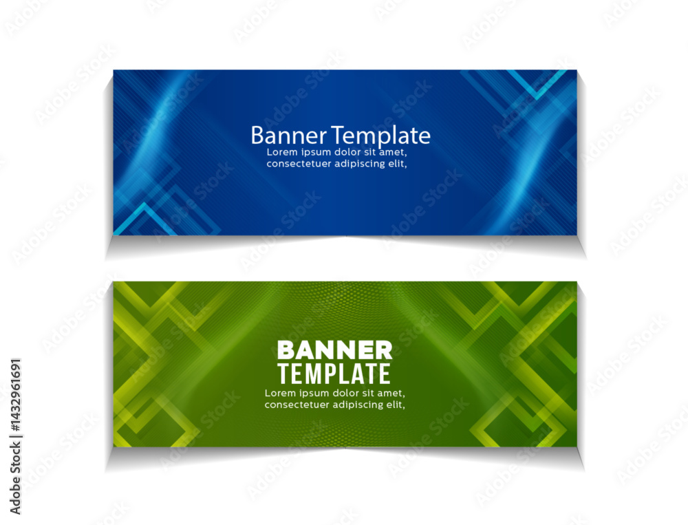 Fototapeta premium Corporate banner design template