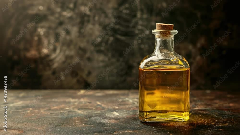 mustard essential oil. Selective focus mustard essential oil. Selective focus