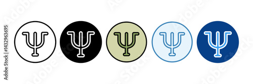 Psychology  Icon Set Multiple Style Collection