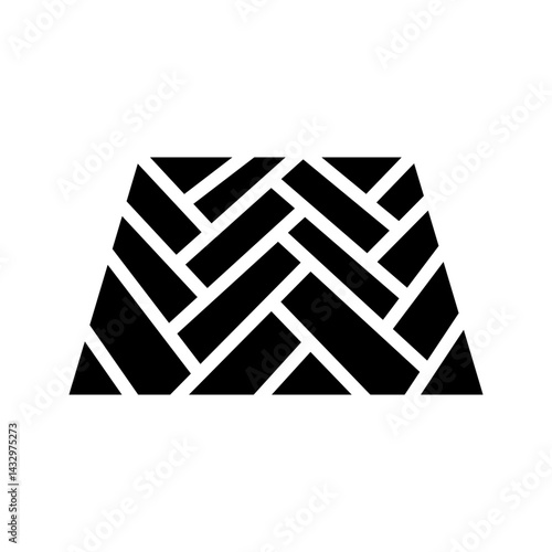 Parquet icon. for mobile concept color editable