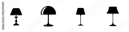 Modern black lamp designs showcasing various styles and silhouettes for home decor inspiration