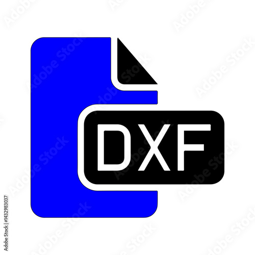 blue dxe image file type Icon