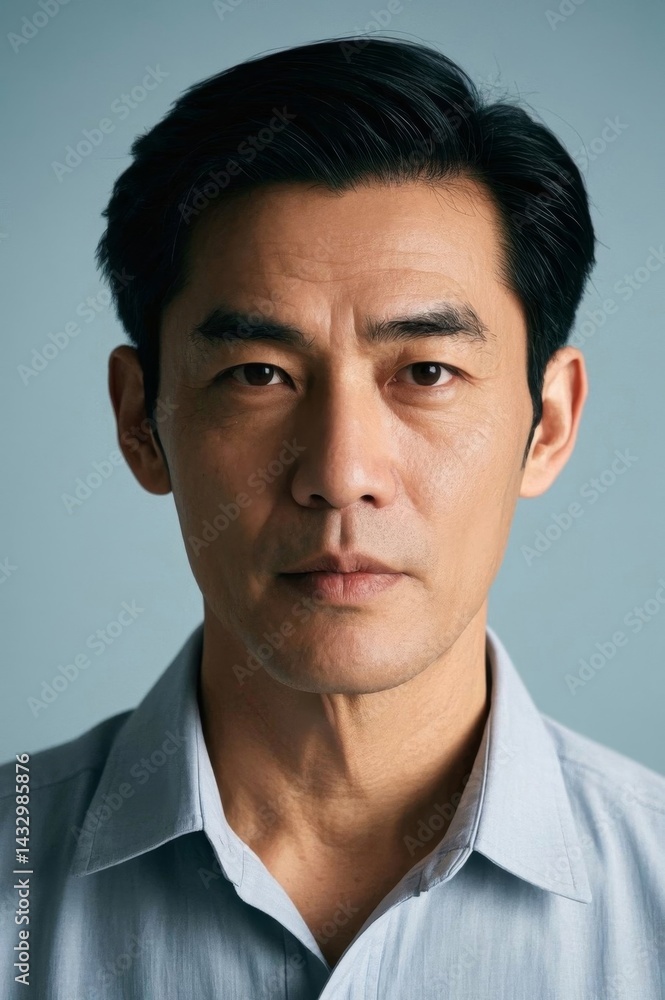 Fototapeta premium arafed man with a serious look on his face