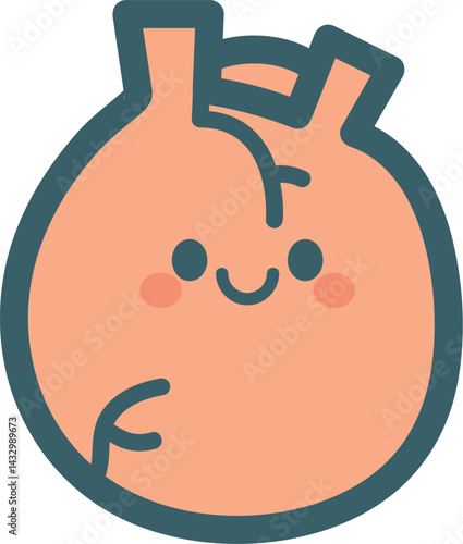 心臓のキャラクター