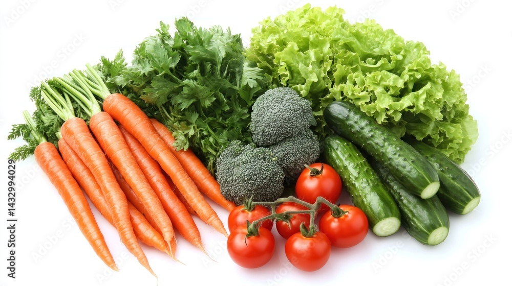 Fresh, colorful vegetables Fresh, colorful vegetables