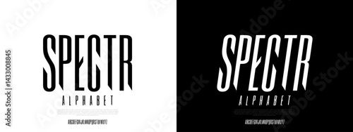 Tall Condensed Modern Font Vector EPS for Headlines and Posters