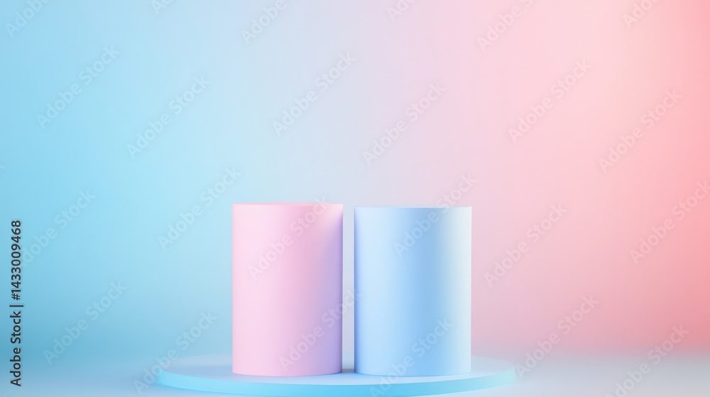 Abstract cylinder displays Abstract cylinder displays