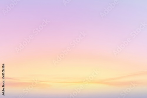 Fototapeta Naklejka Na Ścianę i Meble -  Pastel sunset sky